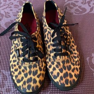 Vans leopard lace sneakers